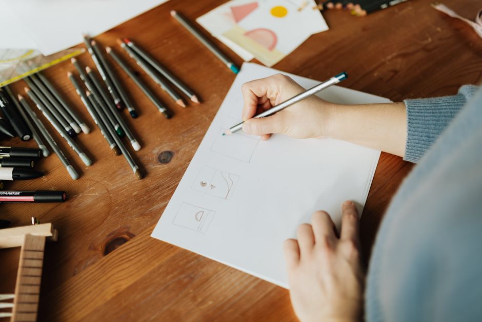 Hintergrundgrafik für die UX/UI Design Ausbildung